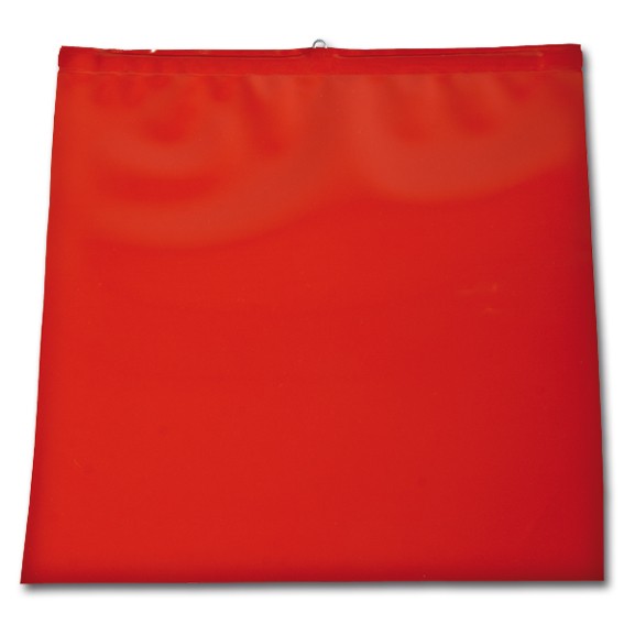 Warnflagge PE-Folie kältebeständig nassfest rot