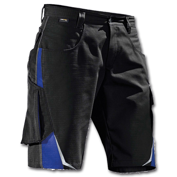 KÜBLER PULSSCHLAG | Shorts | | schwarz/kbl.blau | 2524 STRENGE Shorts, Berufsbekleidung Arbeitsschutz - Bermudas SHOP